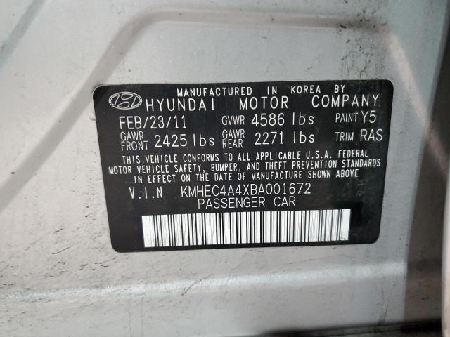 Photo 11 VIN: KMHEC4A4XBA001672 - HYUNDAI SONATA HYB 