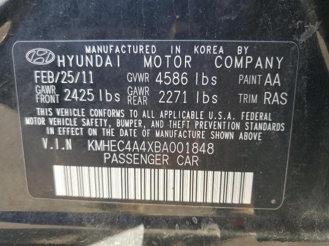 Photo 11 VIN: KMHEC4A4XBA001848 - HYUNDAI SONATA 