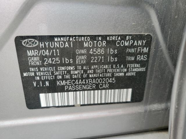 Photo 11 VIN: KMHEC4A4XBA002045 - HYUNDAI SONATA 