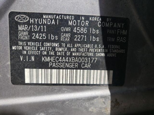 Photo 11 VIN: KMHEC4A4XBA003177 - HYUNDAI SONATA 