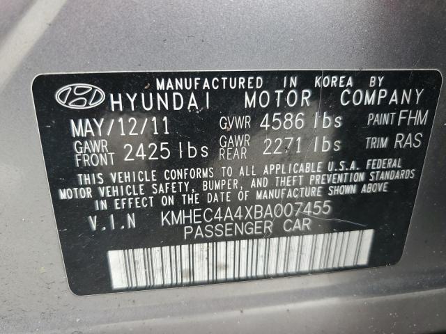 Photo 11 VIN: KMHEC4A4XBA007455 - HYUNDAI SONATA 