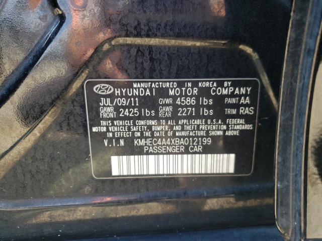 Photo 9 VIN: KMHEC4A4XBA012199 - HYUNDAI SONATA HYB 