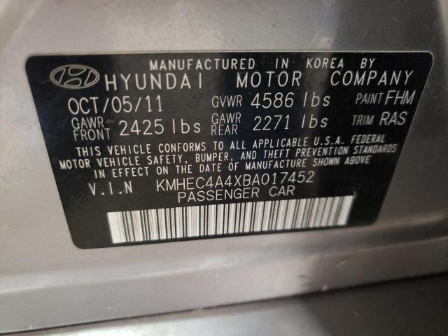 Photo 11 VIN: KMHEC4A4XBA017452 - HYUNDAI SONATA HYB 