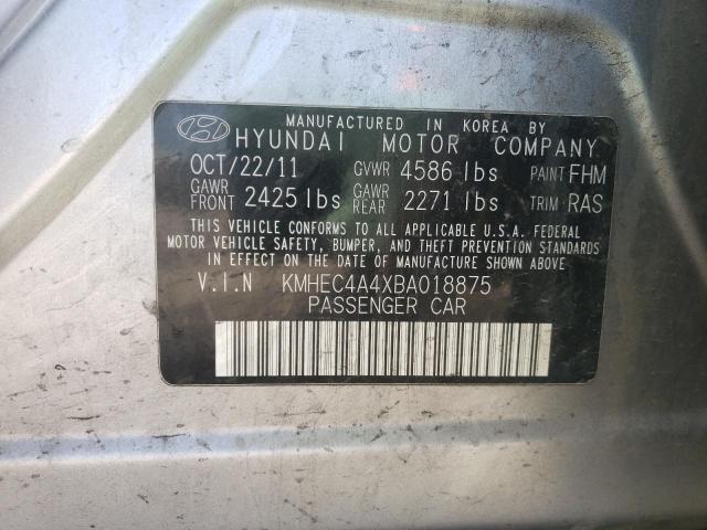 Photo 12 VIN: KMHEC4A4XBA018875 - HYUNDAI SONATA HYB 