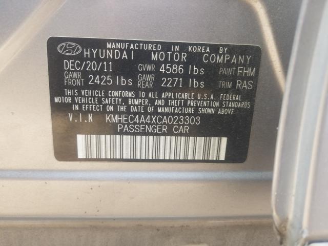 Photo 9 VIN: KMHEC4A4XCA023303 - HYUNDAI SONATA HYB 