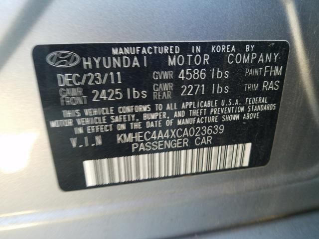 Photo 9 VIN: KMHEC4A4XCA023639 - HYUNDAI SONATA HYB 