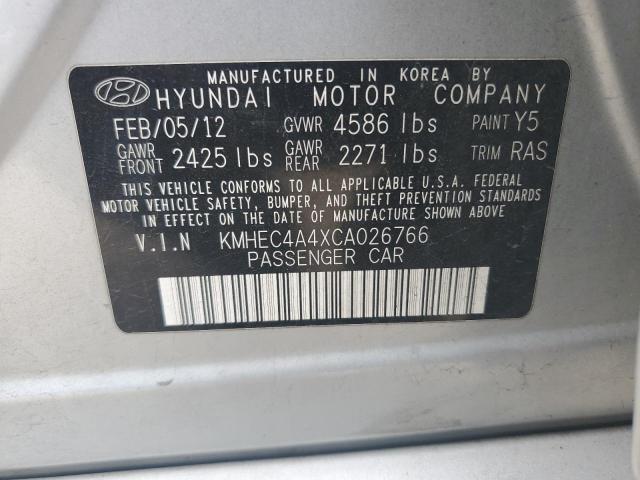 Photo 11 VIN: KMHEC4A4XCA026766 - HYUNDAI SONATA HYB 