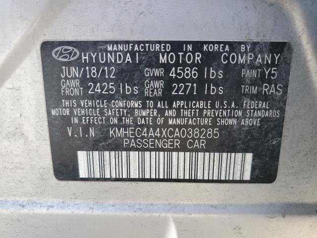 Photo 11 VIN: KMHEC4A4XCA038285 - HYUNDAI SONATA 