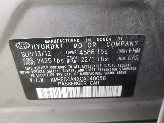 Photo 9 VIN: KMHEC4A4XCA048086 - HYUNDAI SONATA HYB 