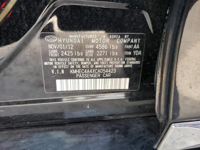 Photo 12 VIN: KMHEC4A4XCA054423 - HYUNDAI SONATA 