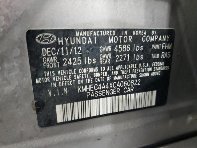 Photo 12 VIN: KMHEC4A4XCA060822 - HYUNDAI SONATA HYB 