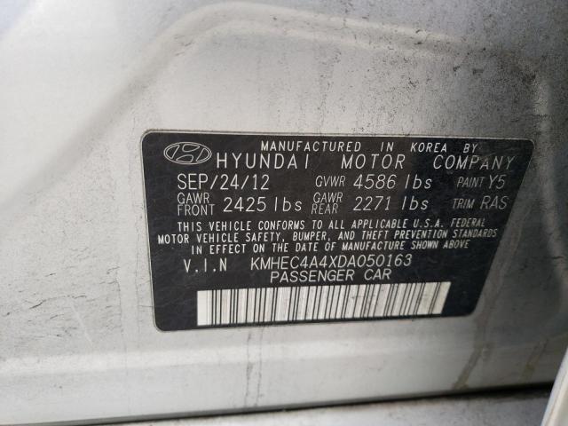 Photo 11 VIN: KMHEC4A4XDA050163 - HYUNDAI SONATA HYB 