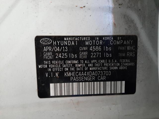 Photo 9 VIN: KMHEC4A4XDA073703 - HYUNDAI SONATA HYB 