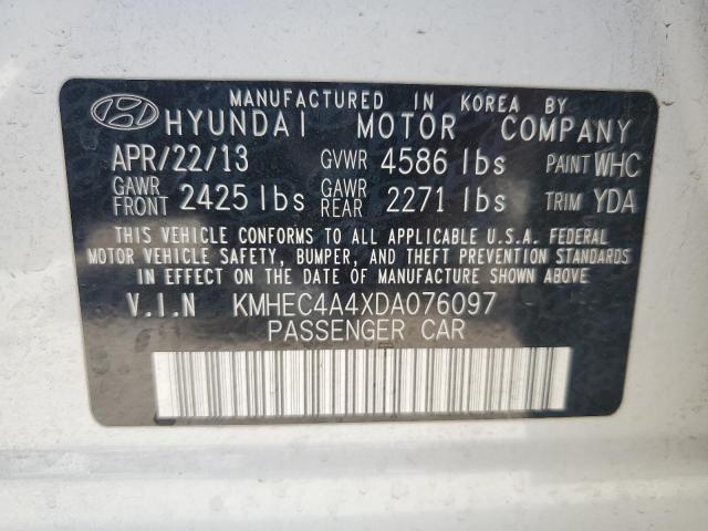 Photo 11 VIN: KMHEC4A4XDA076097 - HYUNDAI SONATA 