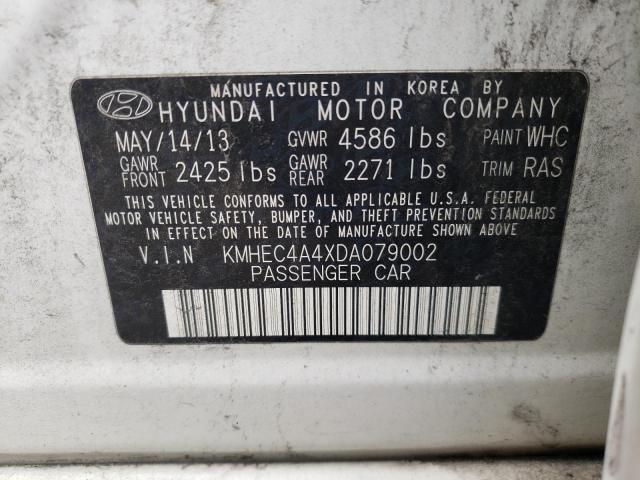 Photo 11 VIN: KMHEC4A4XDA079002 - HYUNDAI SONATA HYB 