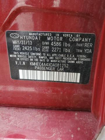 Photo 11 VIN: KMHEC4A4XDA081252 - HYUNDAI SONATA 