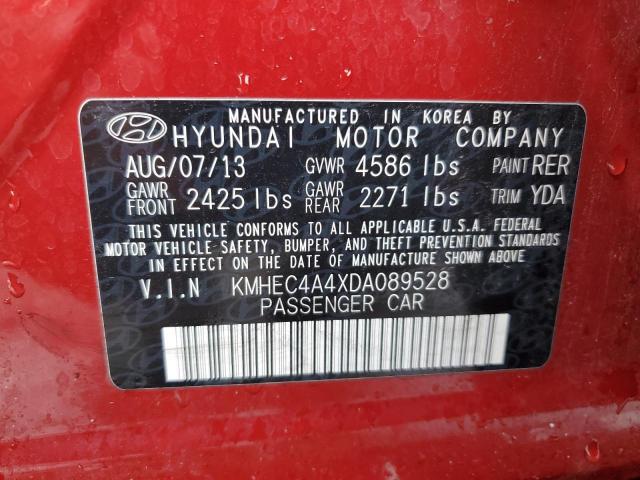 Photo 11 VIN: KMHEC4A4XDA089528 - HYUNDAI SONATA HYB 