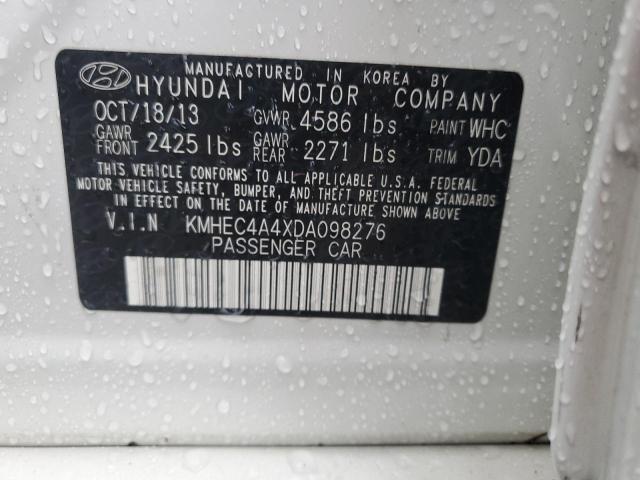 Photo 11 VIN: KMHEC4A4XDA098276 - HYUNDAI SONATA HYB 