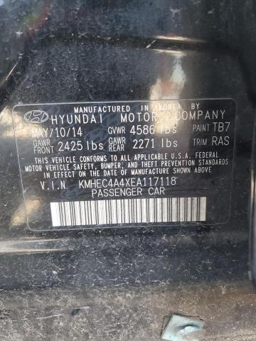 Photo 11 VIN: KMHEC4A4XEA117118 - HYUNDAI SONATA HYB 