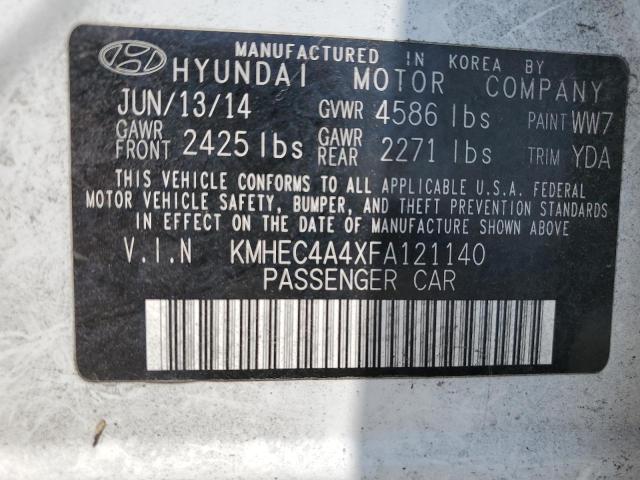 Photo 11 VIN: KMHEC4A4XFA121140 - HYUNDAI SONATA HYB 