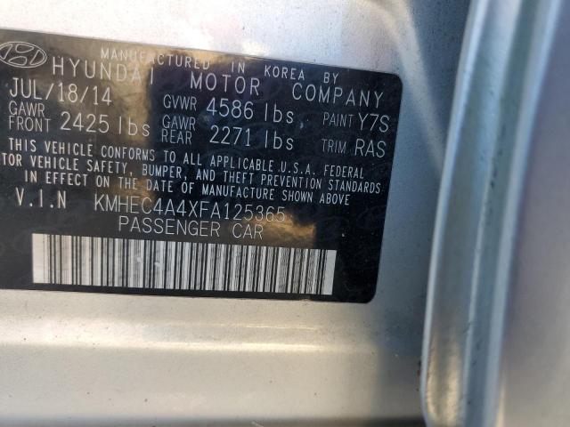 Photo 11 VIN: KMHEC4A4XFA125365 - HYUNDAI SONATA HYB 