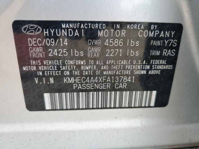 Photo 11 VIN: KMHEC4A4XFA137841 - HYUNDAI SONATA 