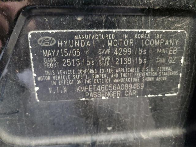 Photo 11 VIN: KMHET46C56A089469 - HYUNDAI SONATA GL 