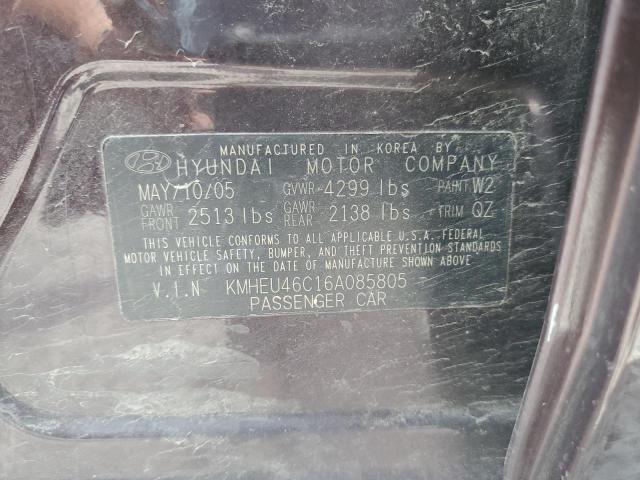 Photo 11 VIN: KMHEU46C16A085805 - HYUNDAI SONATA 