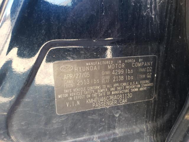 Photo 12 VIN: KMHEU46C76A081130 - HYUNDAI SONATA 