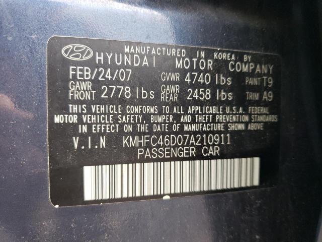 Photo 11 VIN: KMHFC46D07A210911 - HYUNDAI AZERA 