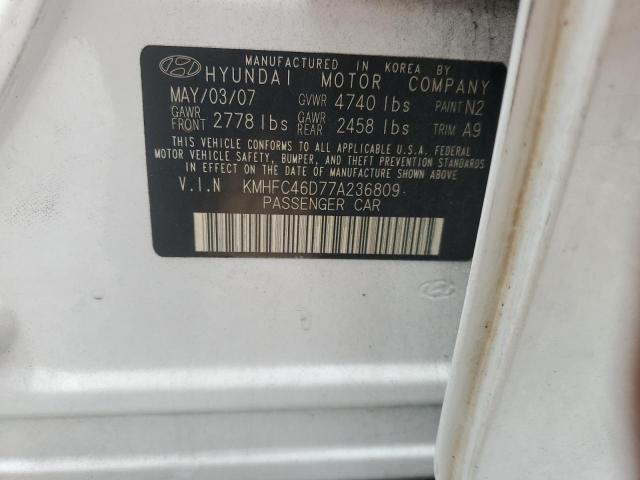 Photo 11 VIN: KMHFC46D77A236809 - HYUNDAI AZERA 