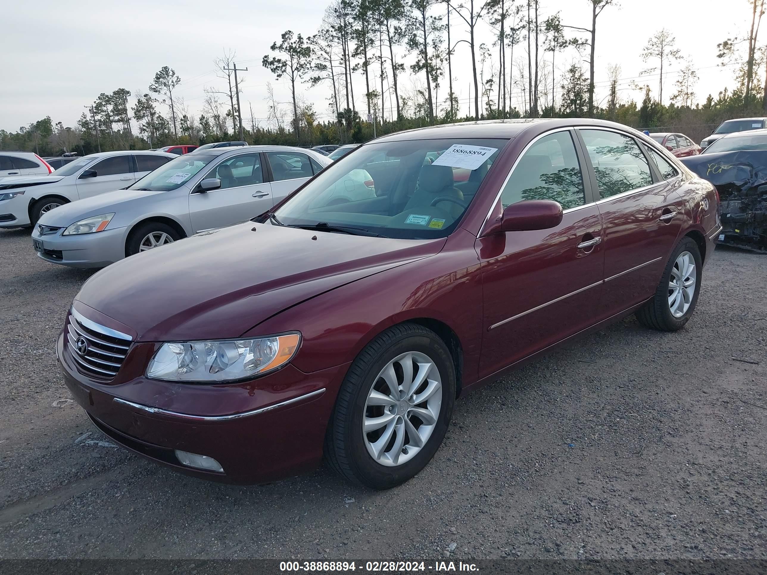 Photo 1 VIN: KMHFC46D78A333610 - HYUNDAI AZERA 