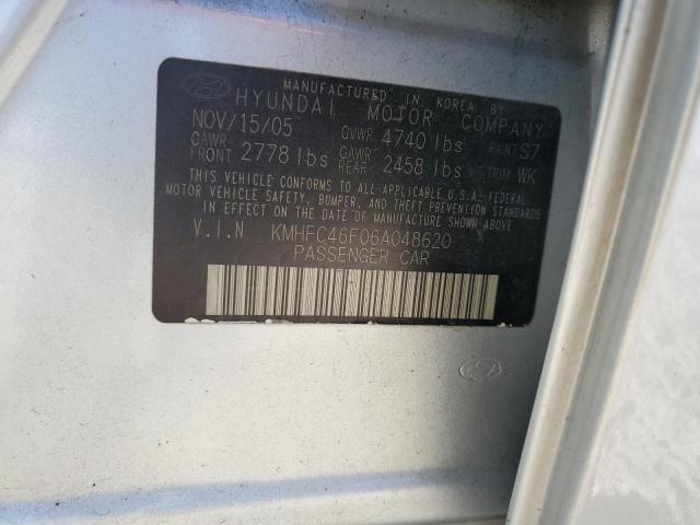 Photo 12 VIN: KMHFC46F06A048620 - HYUNDAI AZERA 