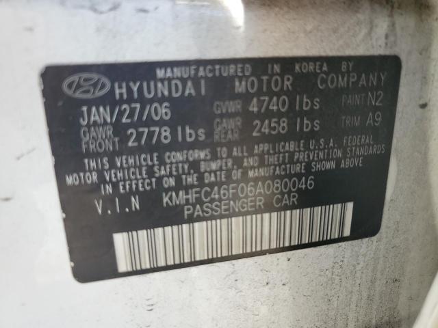 Photo 11 VIN: KMHFC46F06A080046 - HYUNDAI AZERA SE 