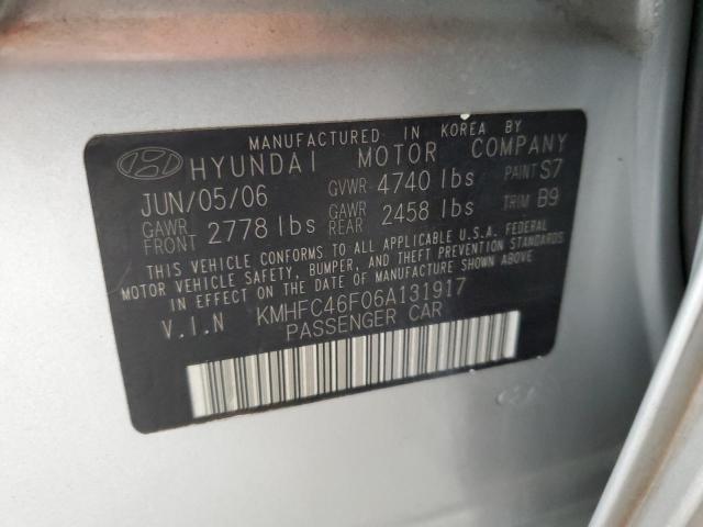 Photo 11 VIN: KMHFC46F06A131917 - HYUNDAI AZERA SE 