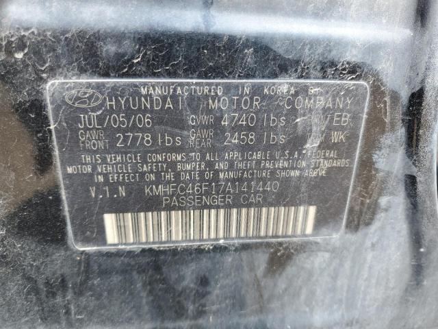 Photo 12 VIN: KMHFC46F17A141440 - HYUNDAI AZERA SE 