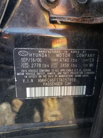 Photo 11 VIN: KMHFC46F17A157959 - HYUNDAI AZERA 