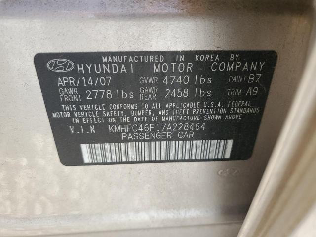 Photo 11 VIN: KMHFC46F17A228464 - HYUNDAI AZERA 