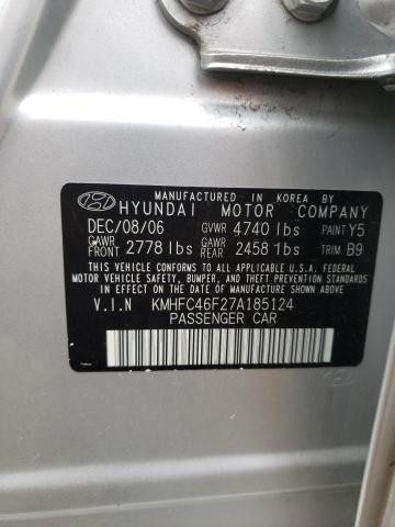 Photo 11 VIN: KMHFC46F27A185124 - HYUNDAI AZERA SE 