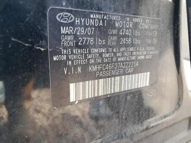 Photo 11 VIN: KMHFC46F37A222214 - HYUNDAI AZERA SE 