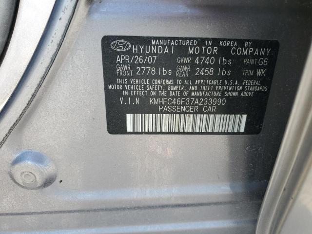 Photo 11 VIN: KMHFC46F37A233990 - HYUNDAI AZERA SE 