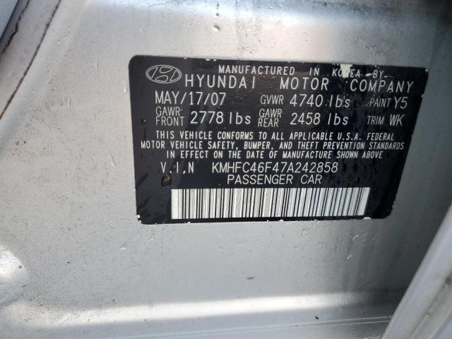 Photo 11 VIN: KMHFC46F47A242858 - HYUNDAI AZERA SE 