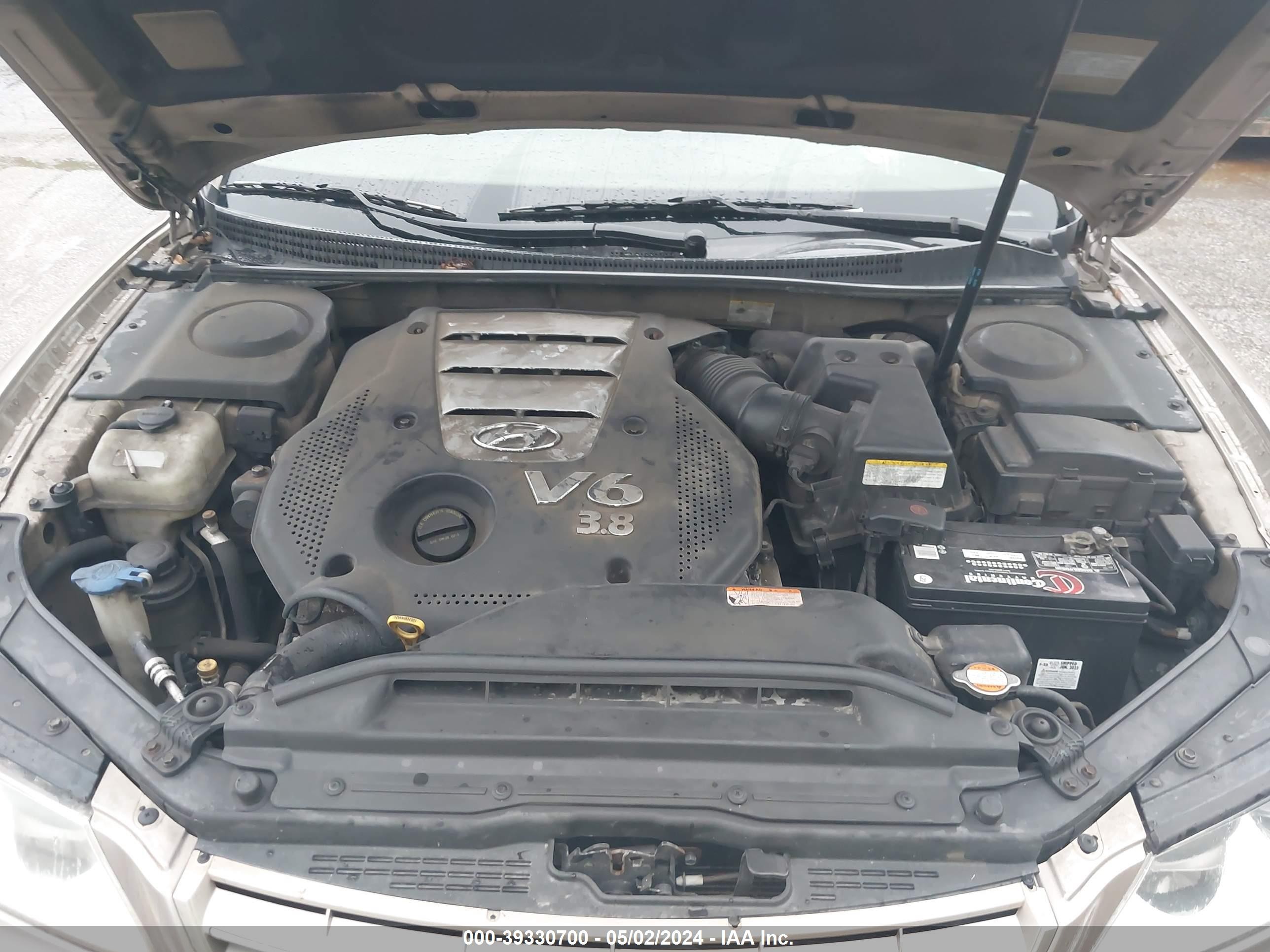 Photo 9 VIN: KMHFC46F48A252680 - HYUNDAI AZERA 