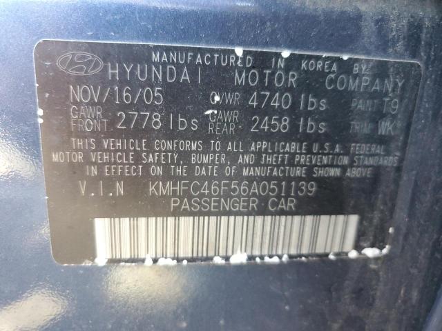 Photo 11 VIN: KMHFC46F56A051139 - HYUNDAI AZERA 