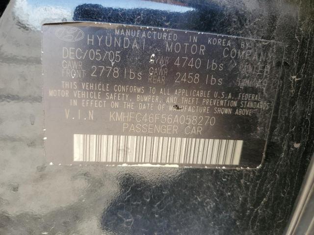 Photo 11 VIN: KMHFC46F56A058270 - HYUNDAI AZERA 