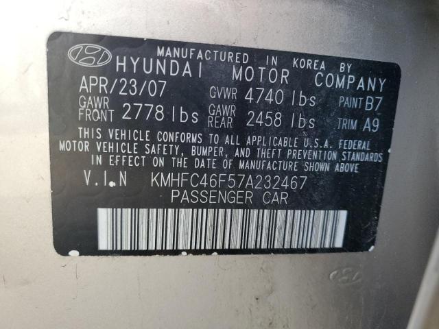 Photo 11 VIN: KMHFC46F57A232467 - HYUNDAI AZERA 