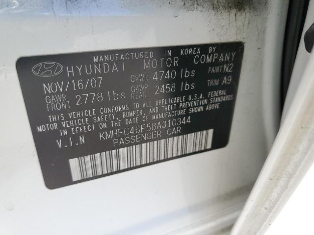 Photo 11 VIN: KMHFC46F58A310344 - HYUNDAI AZERA 