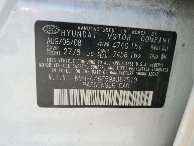 Photo 11 VIN: KMHFC46F59A387510 - HYUNDAI AZERA 