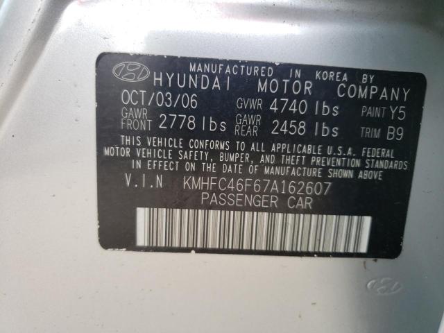 Photo 11 VIN: KMHFC46F67A162607 - HYUNDAI AZERA SE 