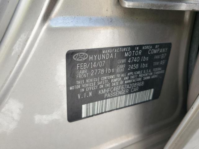 Photo 12 VIN: KMHFC46F67A208968 - HYUNDAI AZERA SE 